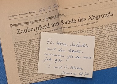 Adventskalender 2025 – Türchen 7: Zufallsfund in einem Secondhand-Buch